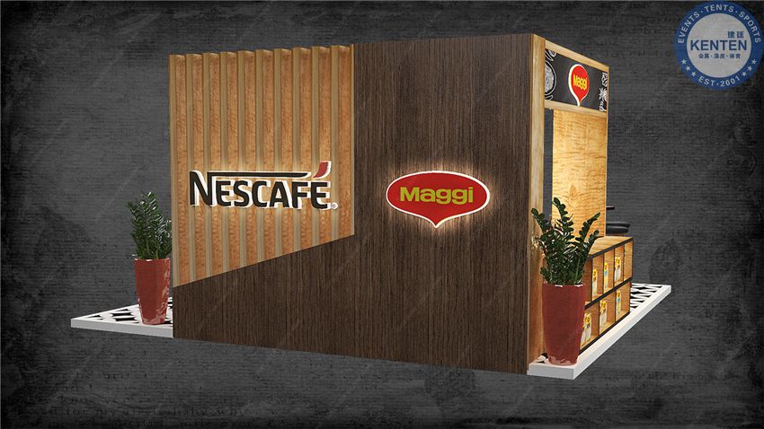 nescafe 展台设计